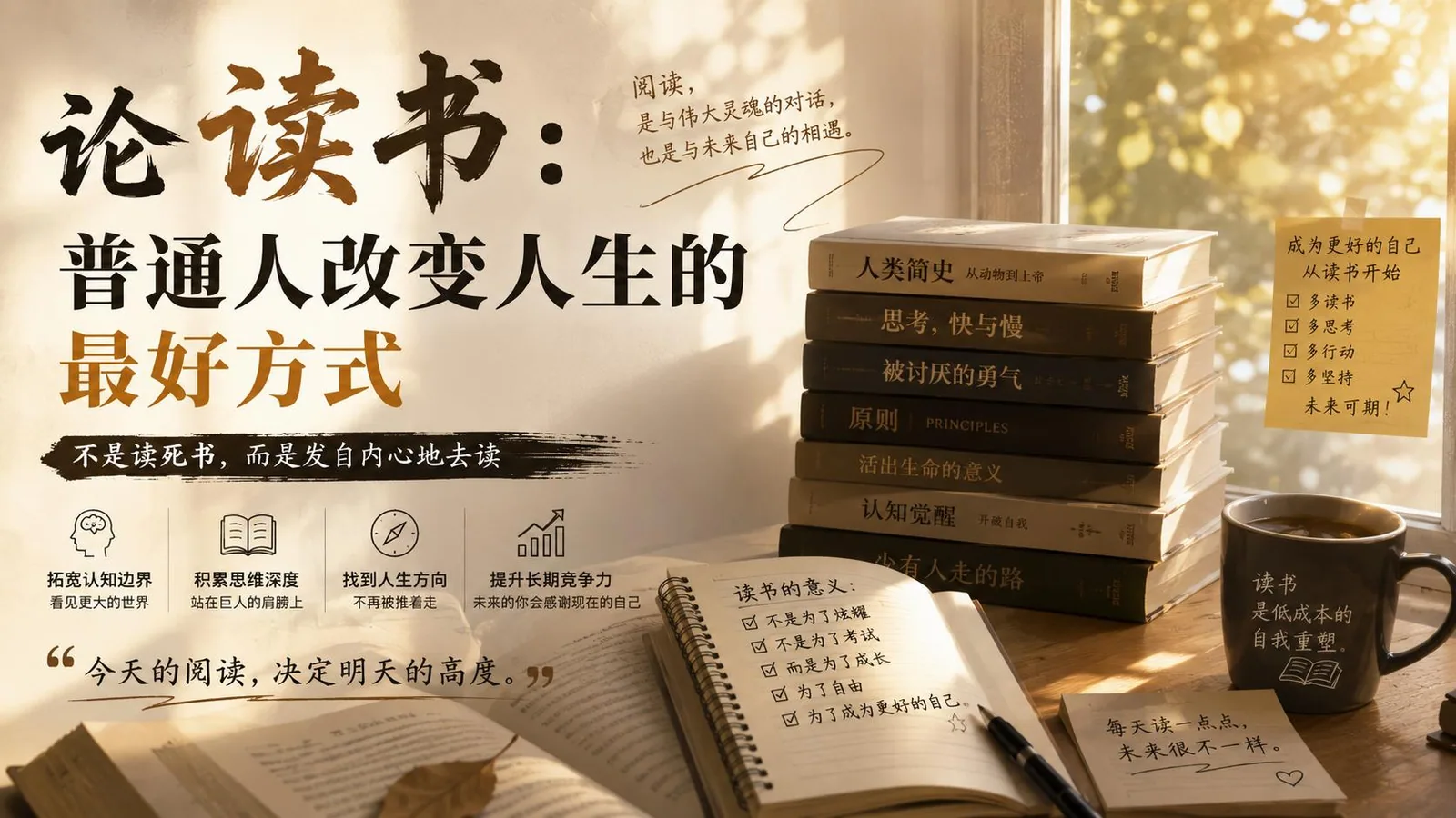 论读书：普通人改变人生的最好方式